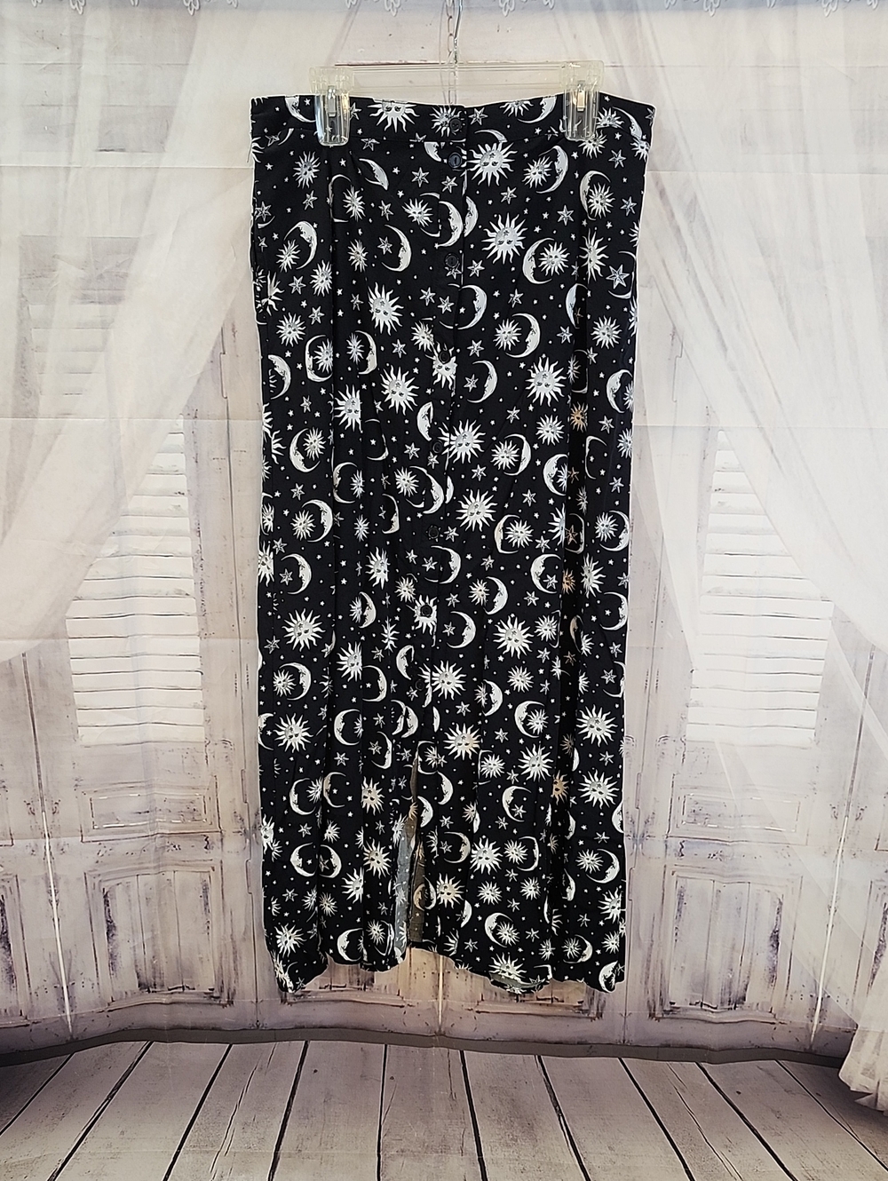 Cosmic Aura Celestial Maxi Skirt